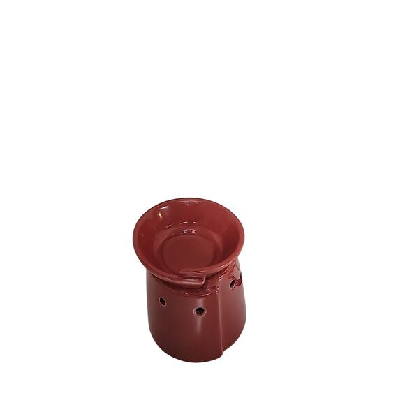 Scentsy Wax Warmer Tribeca Mid Size Retired Brick Red Color - Picture 3 of 6